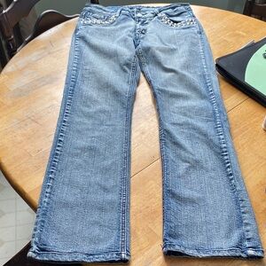 Candy Couture Jeans Women’s Straight Fit, with Studded Pockets